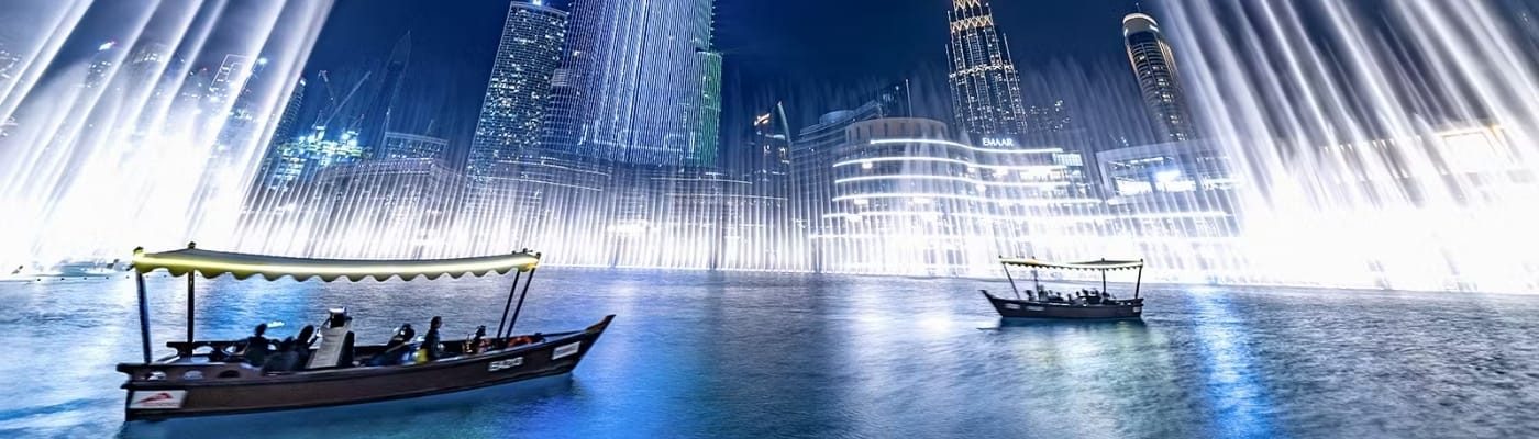 Dubai Fountain Show Lake ride