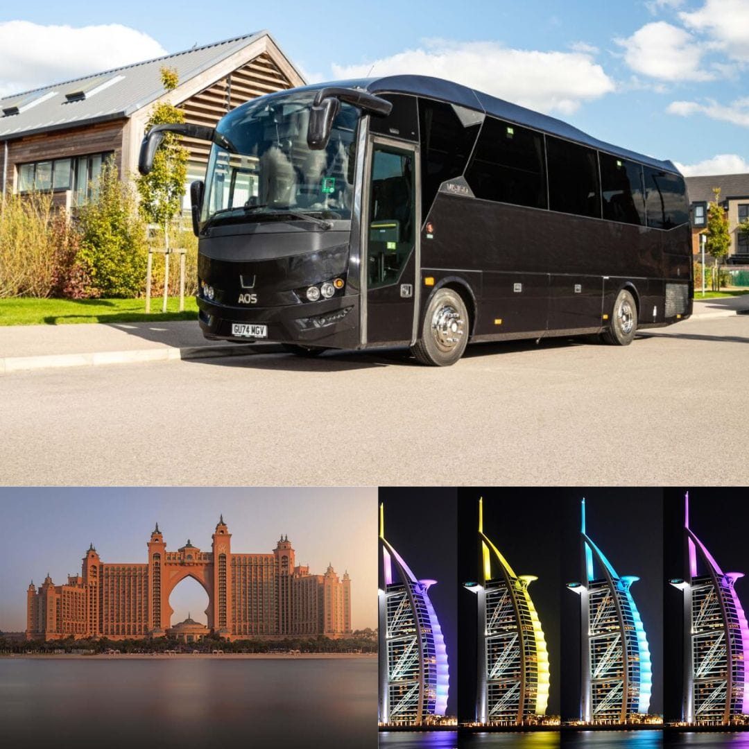 Private City Tour by 37 Seater Coach- Dubai City Tours Bus Price